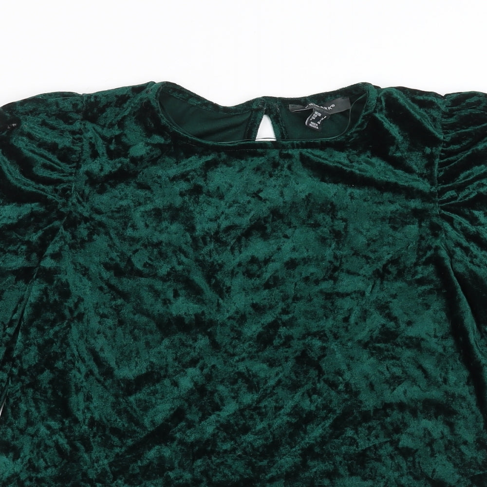 Primark Womens Green   Basic Blouse Size 8