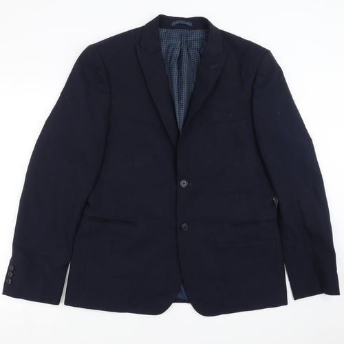 Marks and Spencer Mens Blue   Jacket Suit Jacket Size 42