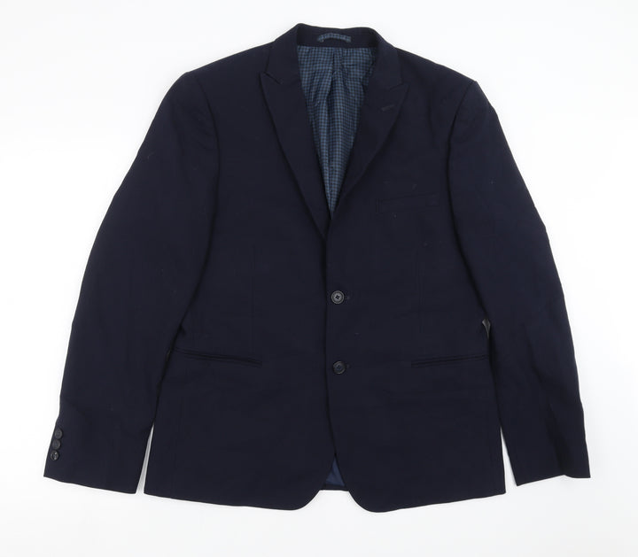 Marks and Spencer Mens Blue   Jacket Suit Jacket Size 42