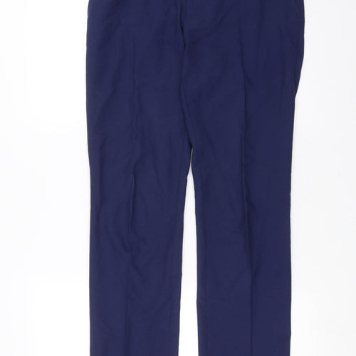 Marks and Spencer Mens Blue   Trousers  Size 30 in L31 in