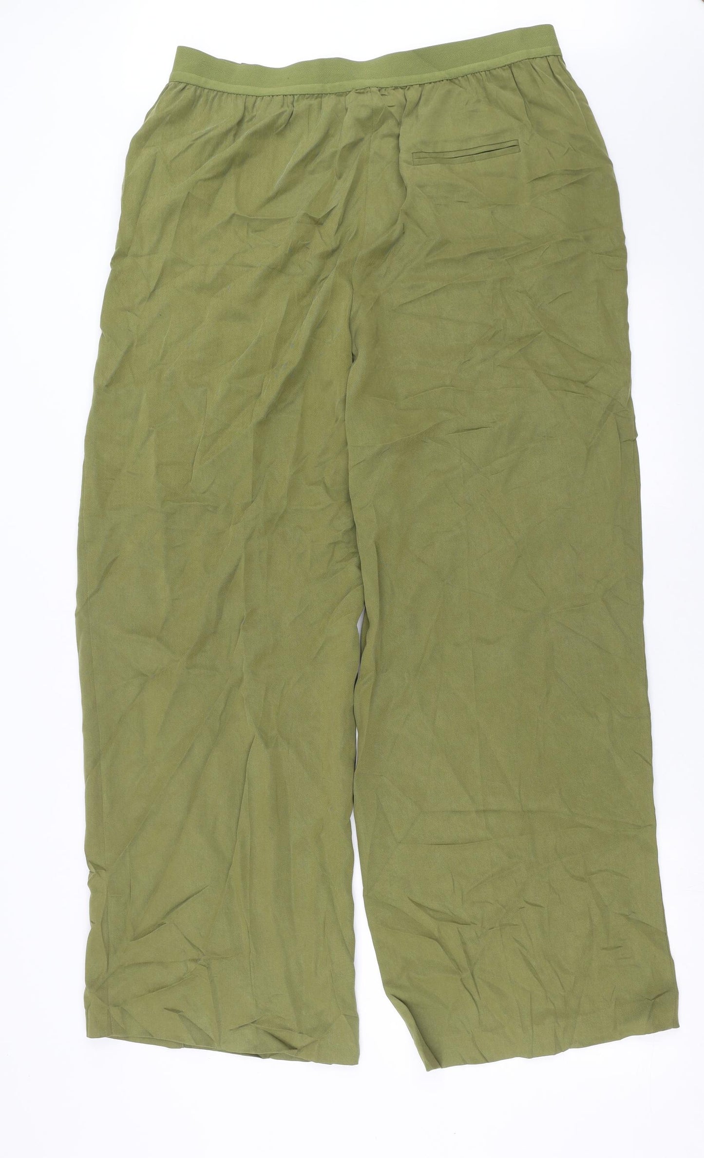 Marks and Spencer Womens Green   Trousers  Size 16 L31 in