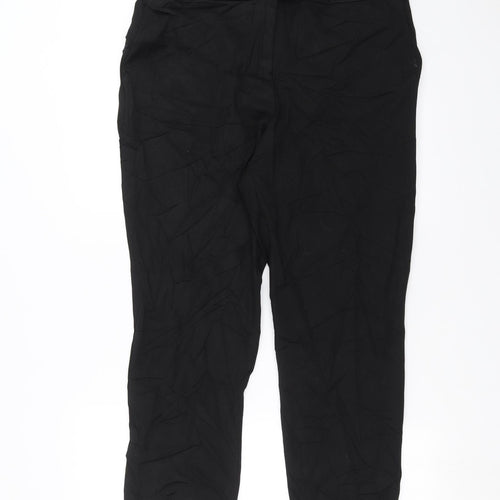 Preworn Womens Black   Trousers  Size 34 in L26 in