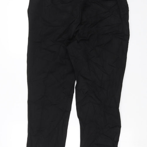 Preworn Womens Black   Trousers  Size 34 in L26 in