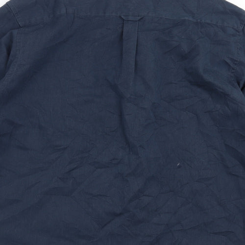 Disciple  Mens Blue    Button-Up Size M