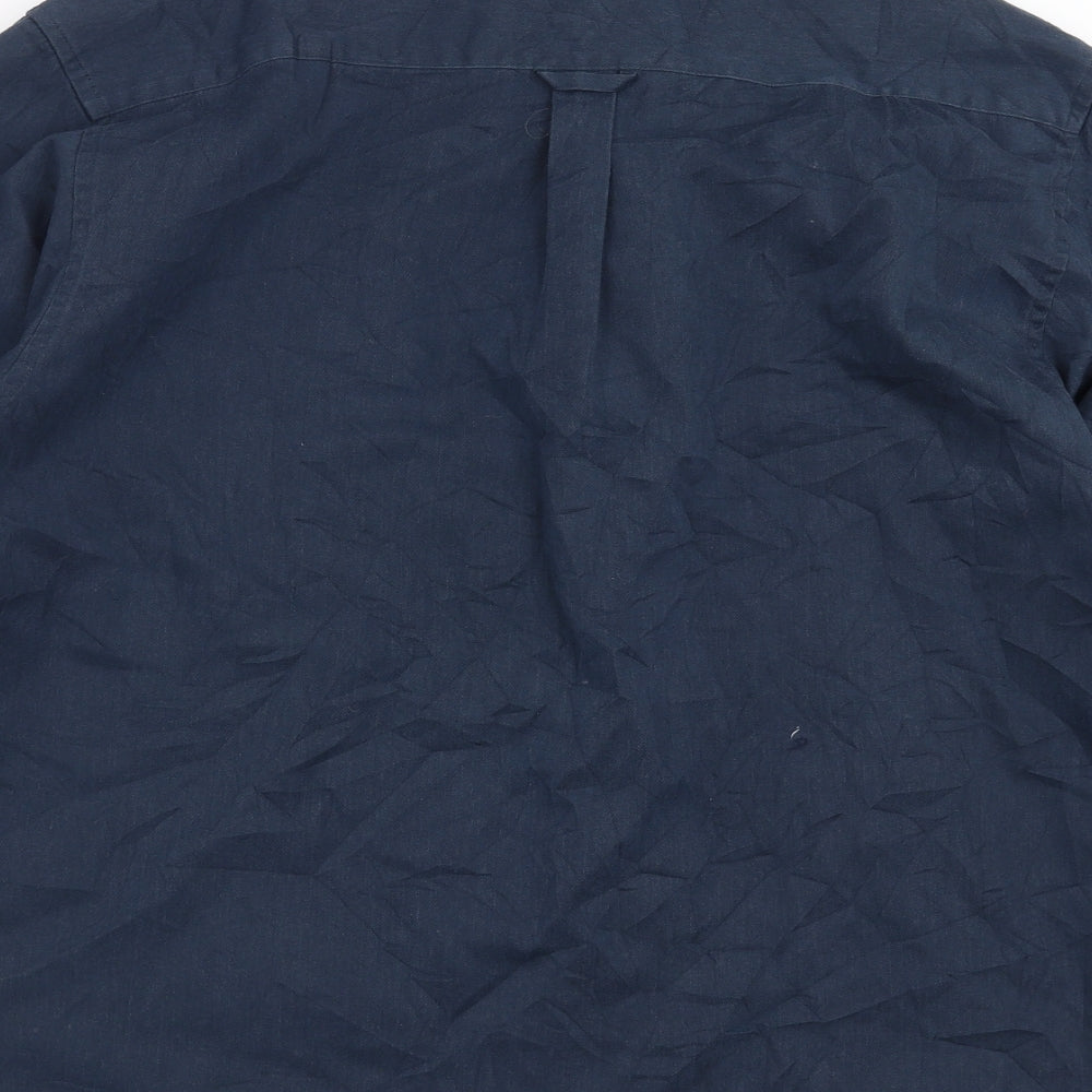 Disciple  Mens Blue    Button-Up Size M