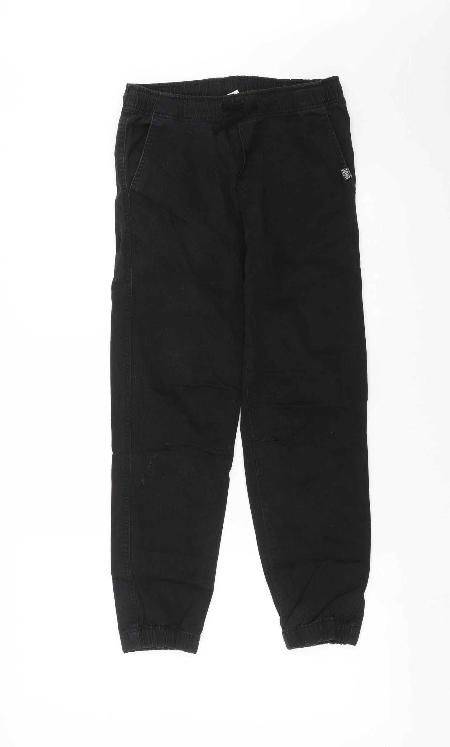 H&M Boys Black   Jogger Trousers Size 12-13 Years