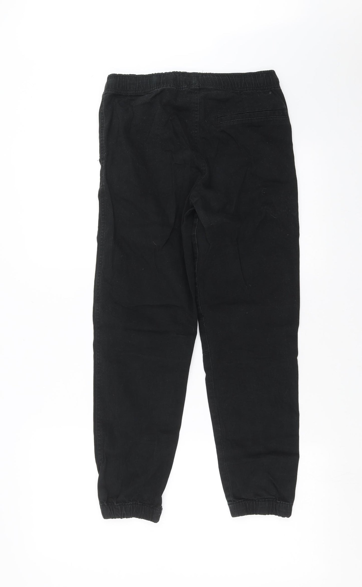 H&M Boys Black   Jogger Trousers Size 12-13 Years