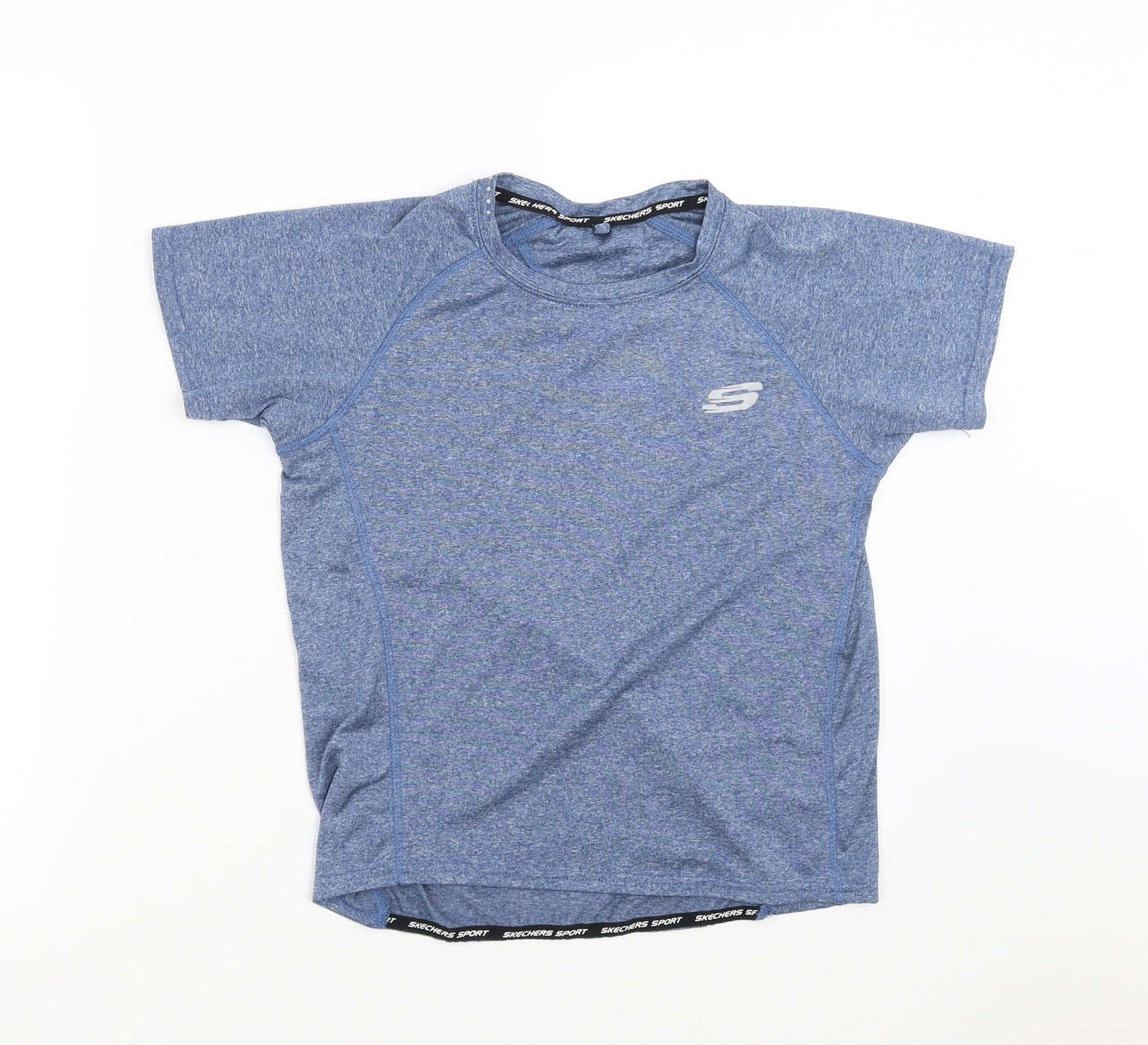 Skechers Boys Blue   Basic T-Shirt Size 10-11 Years  - active wear