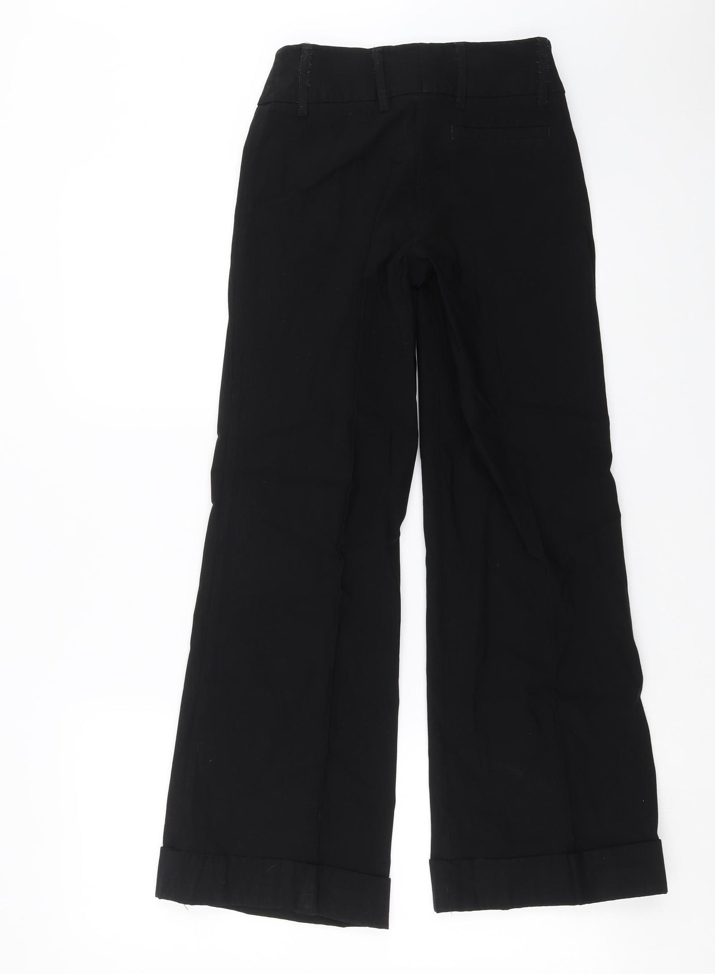 H&M Womens Black   Trousers  Size 8 L27 in
