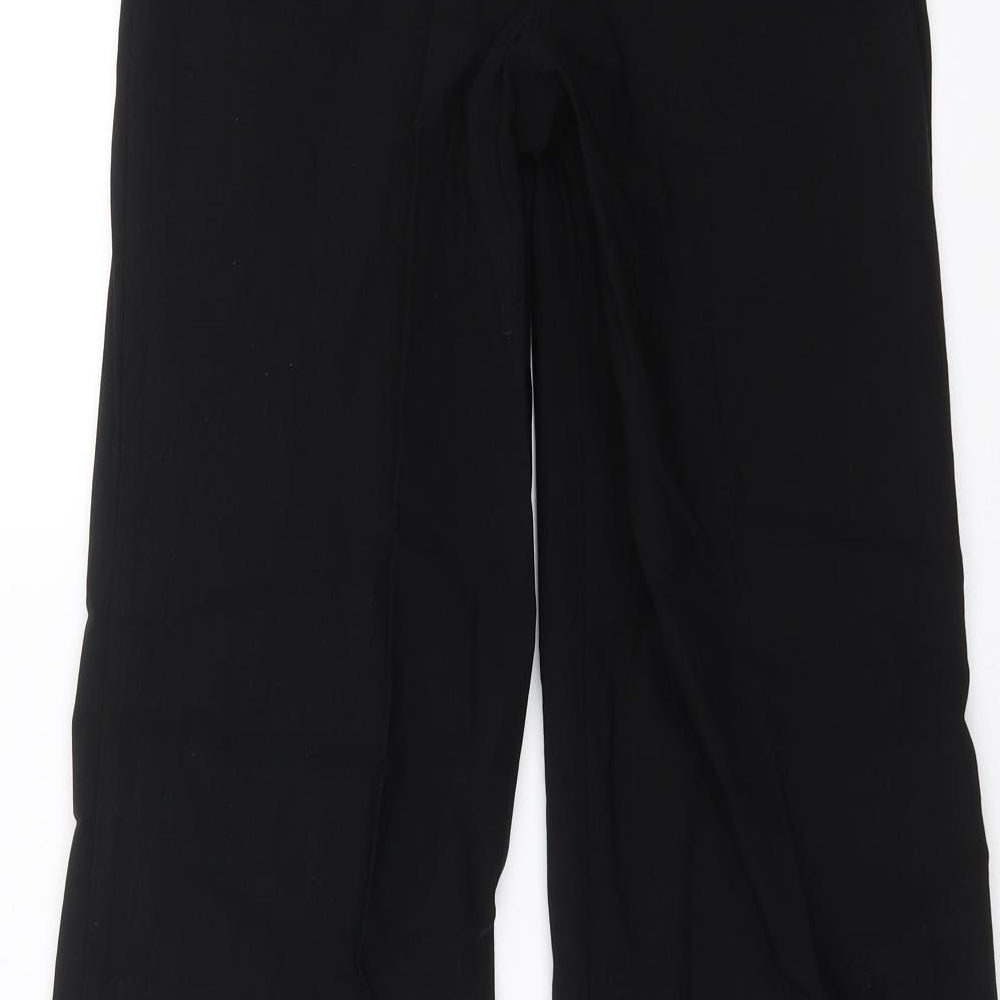 H&M Womens Black   Trousers  Size 8 L27 in
