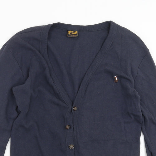 excapes Womens Blue   Cardigan Jumper Size M