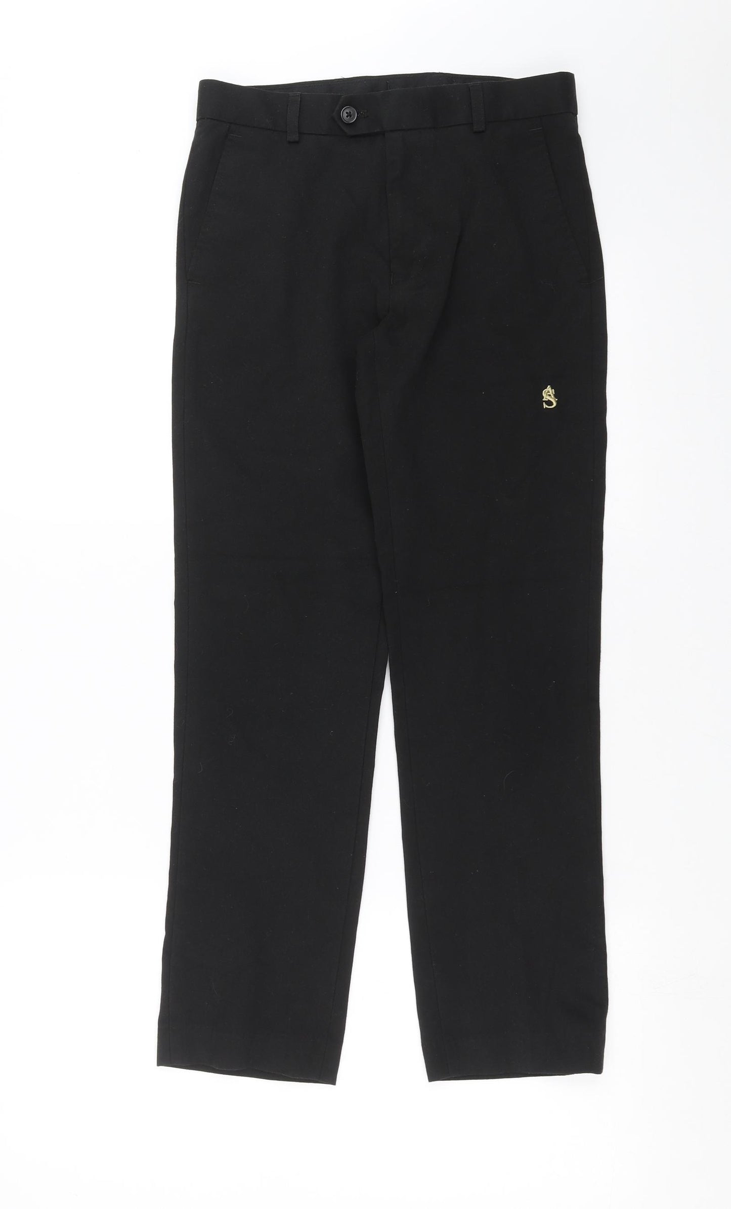 Banner Boys Black   Dress Pants Trousers Size S
