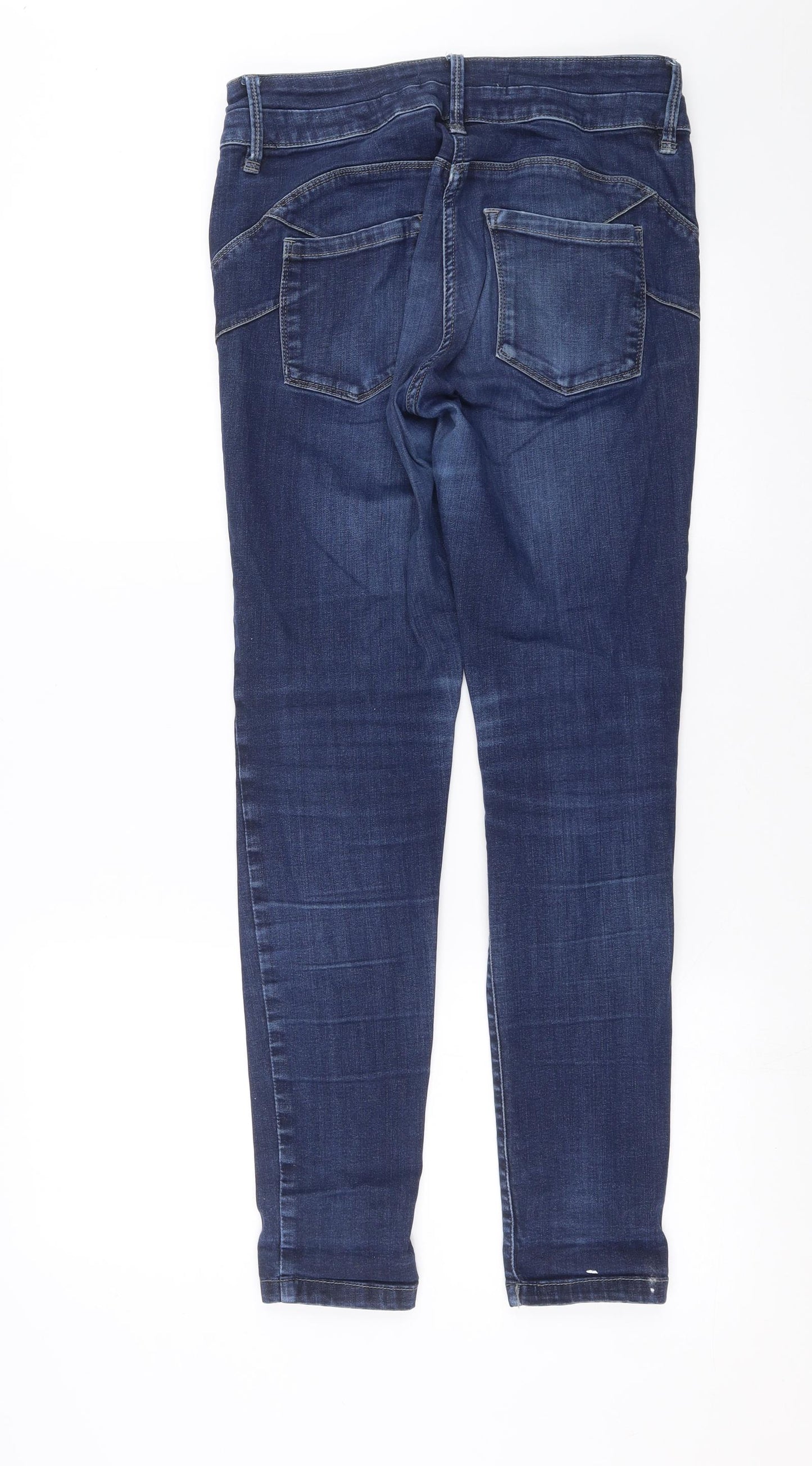 NEXT Womens Blue  Denim Skinny Jeans Size 12 L29 in