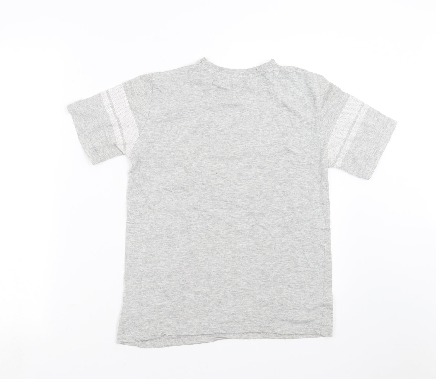 Rebel Girls Grey   Basic T-Shirt Size 12-13 Years  - 82