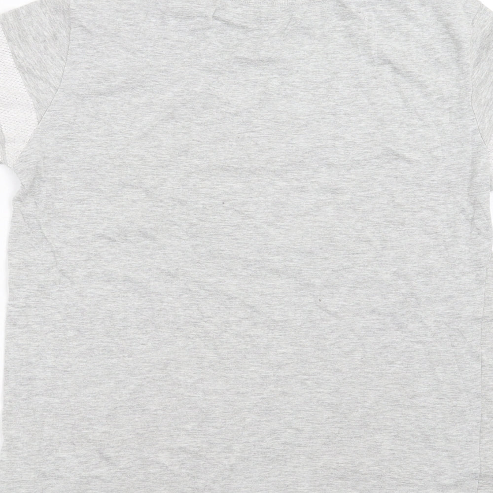 Rebel Girls Grey   Basic T-Shirt Size 12-13 Years  - 82