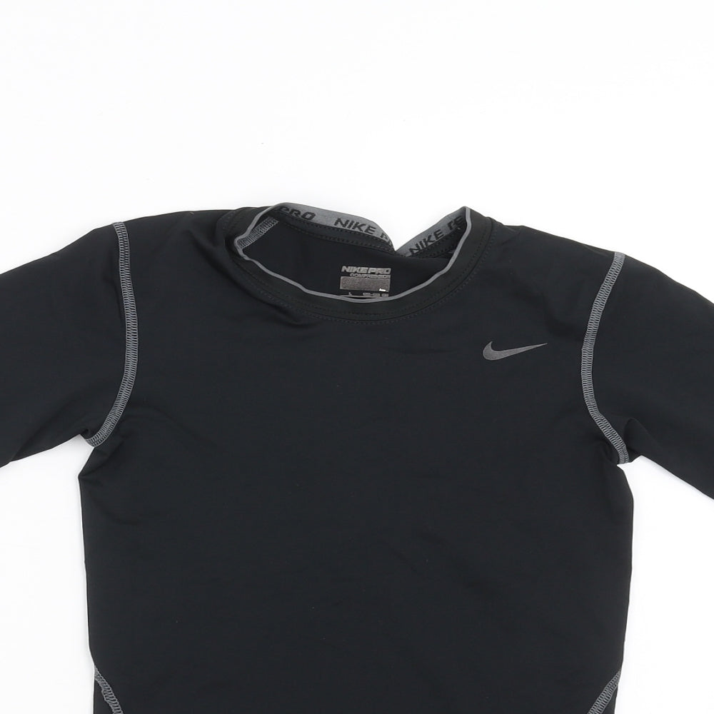 Nike Boys Black   Basic T-Shirt Size 12-13 Years  - Nikefit