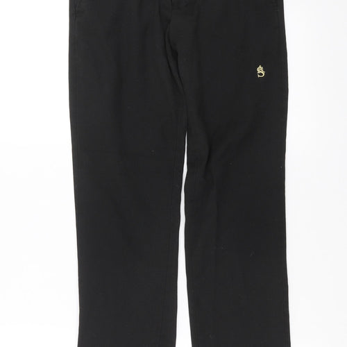 Banner Boys Black   Dress Pants Trousers Size S
