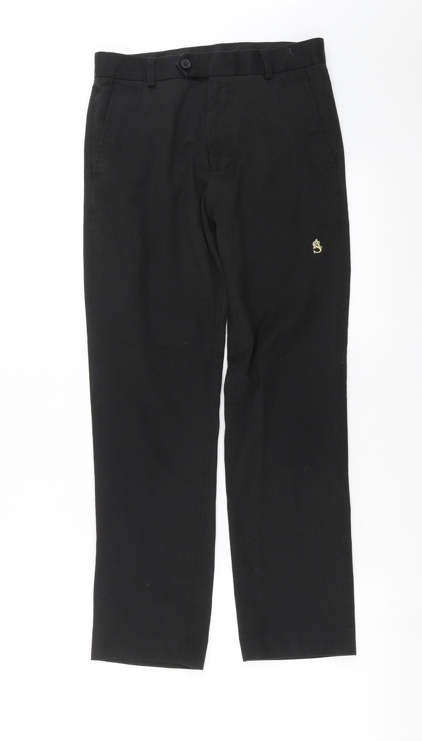 Banner Boys Black   Dress Pants Trousers Size S