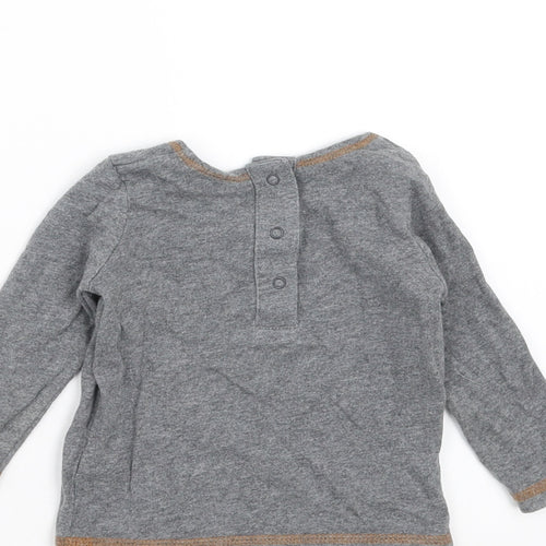 NEXT Baby Grey   Basic T-Shirt Size 3-6 Months