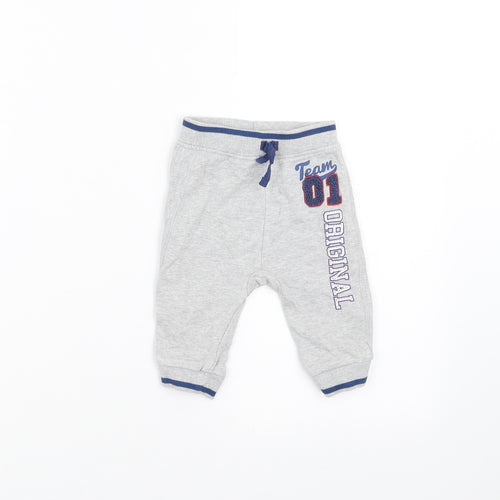 George Baby Grey   Jogger Trousers Size 3-6 Months