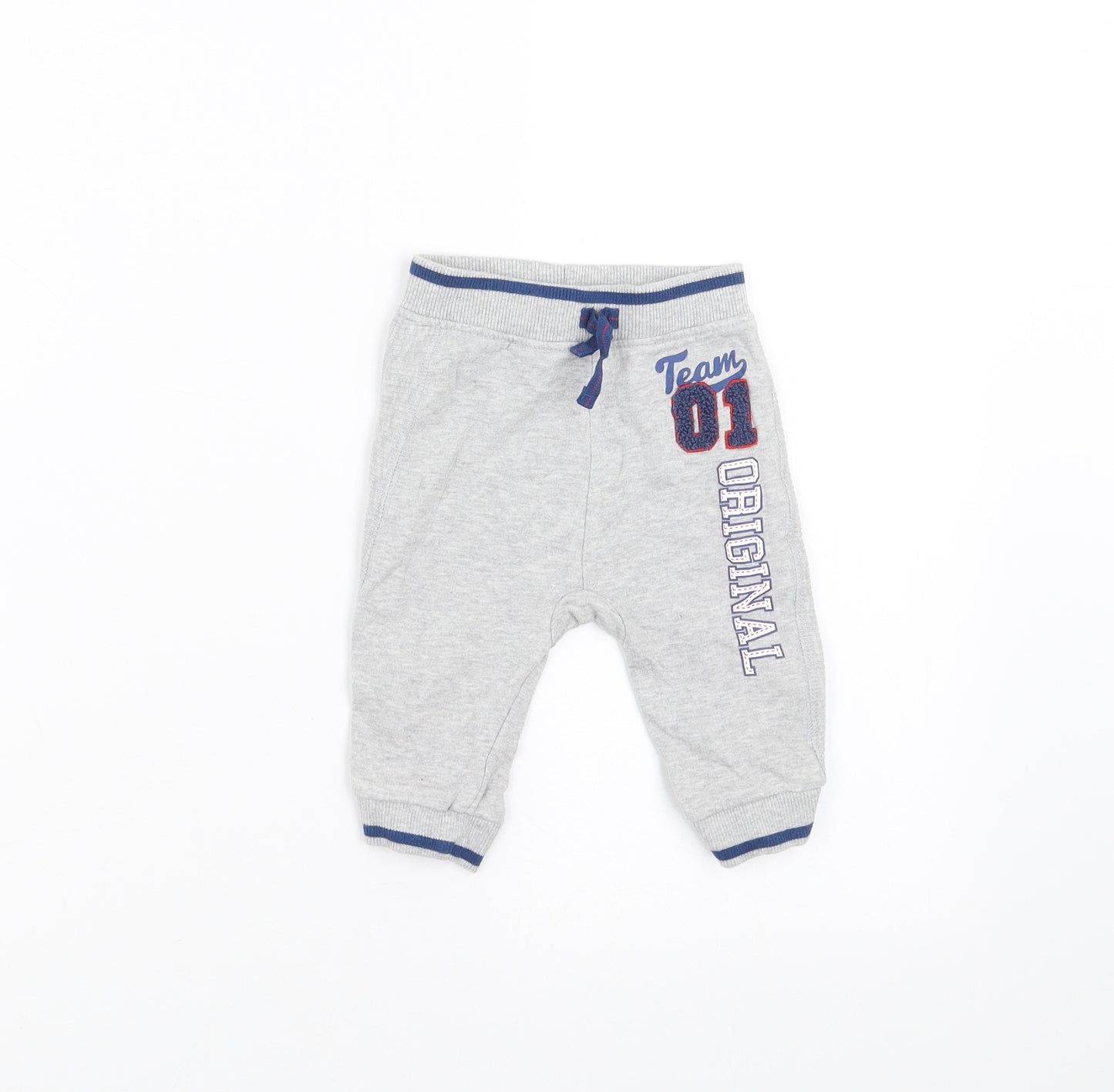 George Baby Grey   Jogger Trousers Size 3-6 Months