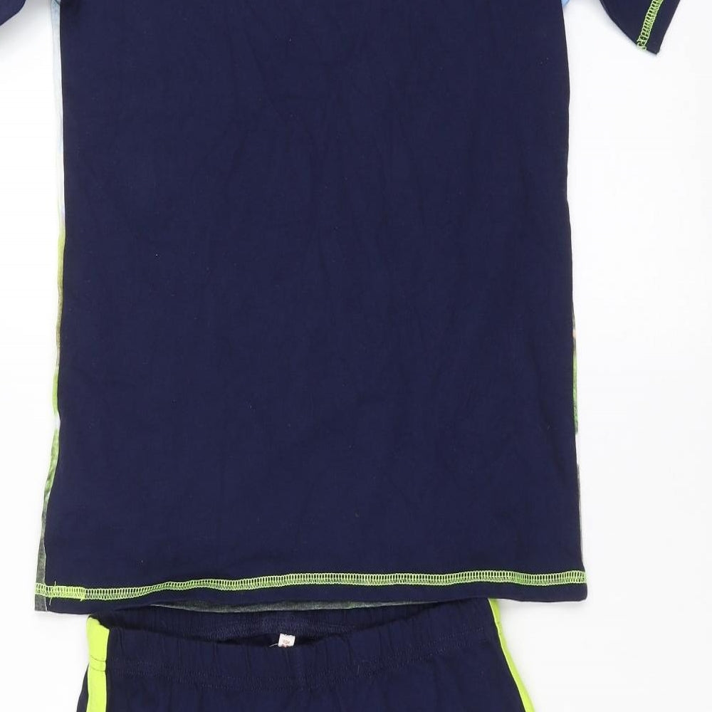 Blue Zoo Boys Blue    Pyjama Set Size 9-10 Years  - football
