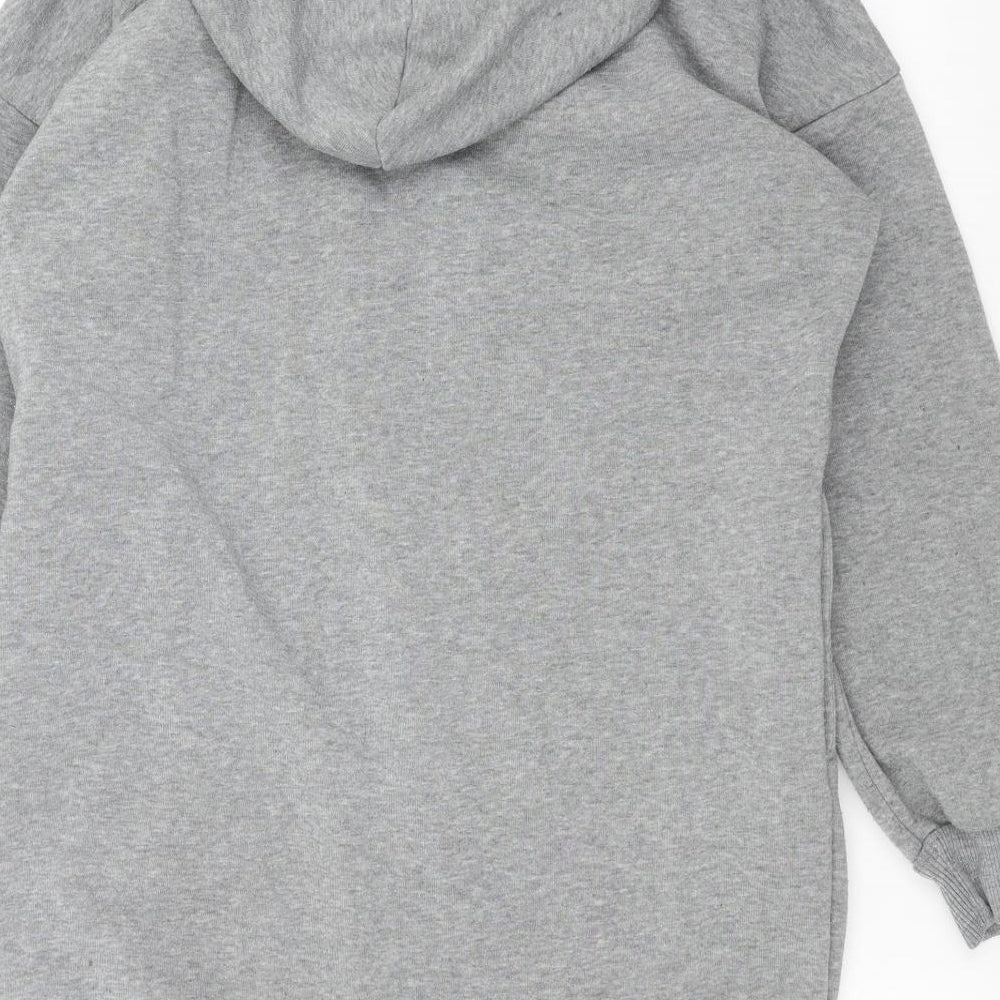 Fashion Womens Grey   Pullover Hoodie Size M  - vogue