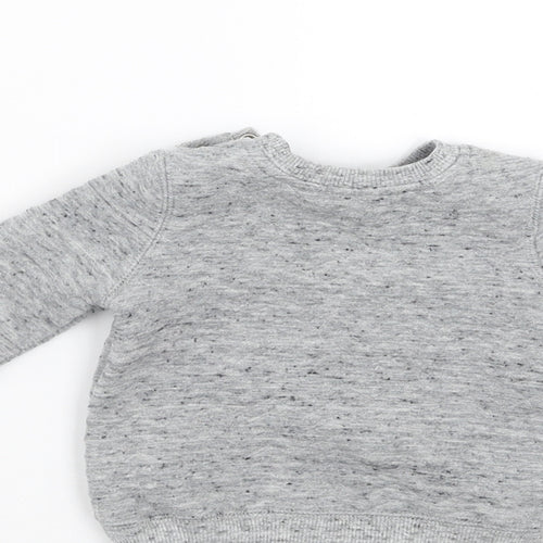 F&F Boys Grey   Pullover Jumper Size 0-3 Months  - cool
