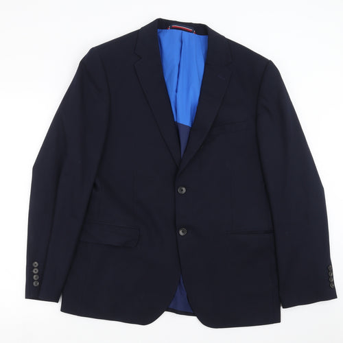 Marks and Spencer Mens Blue   Jacket Suit Jacket Size 42