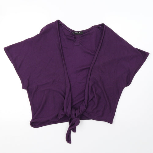 George Womens Purple  Knit Cardigan Jumper Size 12