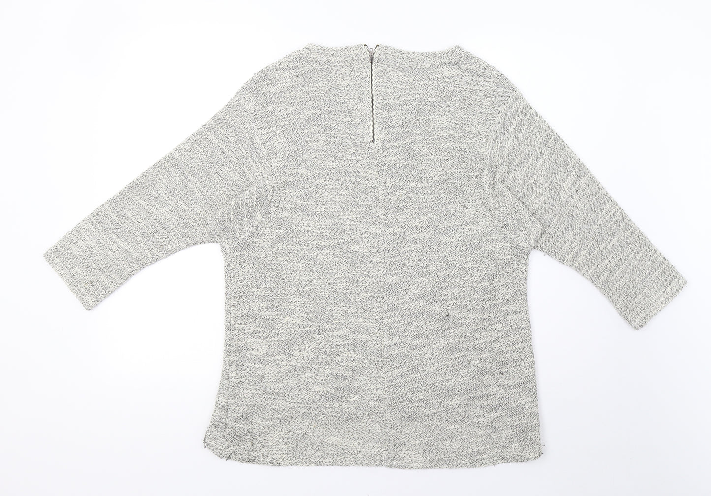 Preworn Womens Gold  Knit Pullover Sweatshirt Size 14