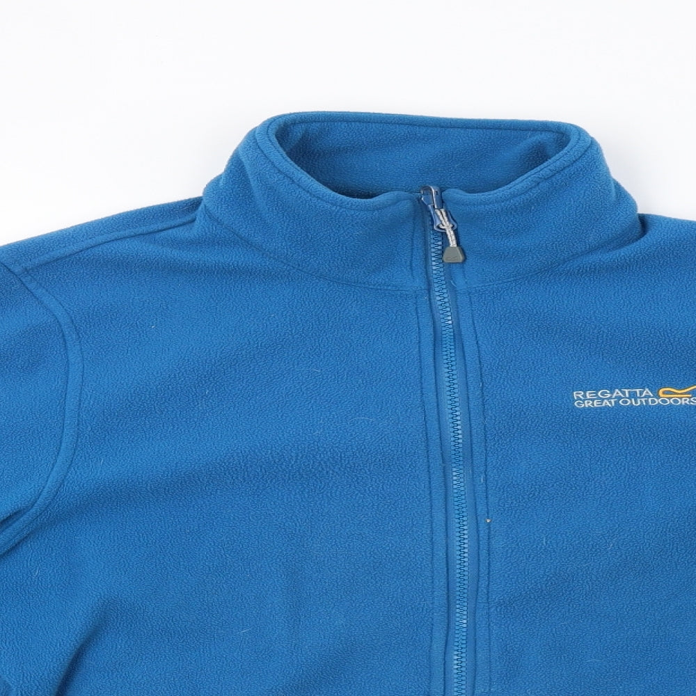 Regatta Womens Blue  Fleece Full Zip Sweatshirt Size 14
