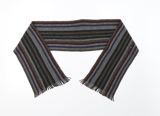 Preworn Boys Multicoloured Striped Knit Scarf  One Size