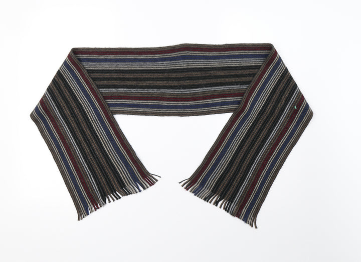 Preworn Boys Multicoloured Striped Knit Scarf  One Size