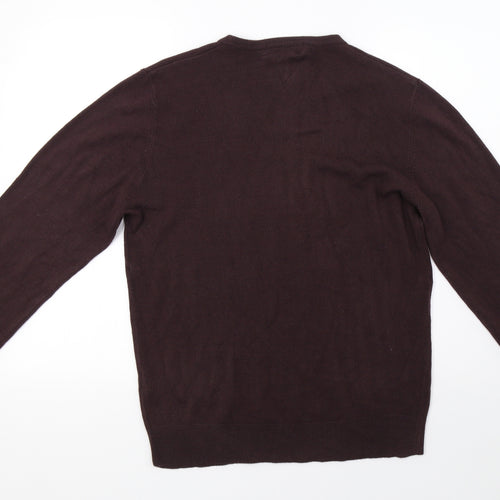 Marks and Spencer Mens Brown  Knit Pullover Sweatshirt Size S