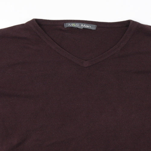 Marks and Spencer Mens Brown  Knit Pullover Sweatshirt Size S