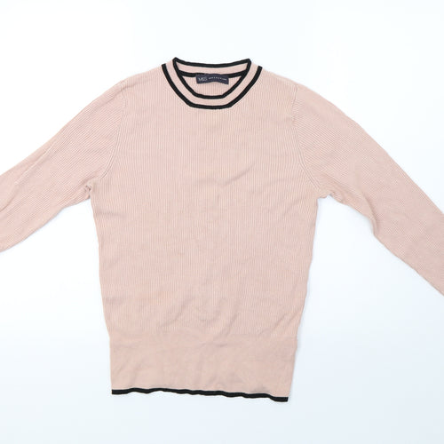 Marks and Spencer Womens Pink  Knit Pullover Sweatshirt Size 12