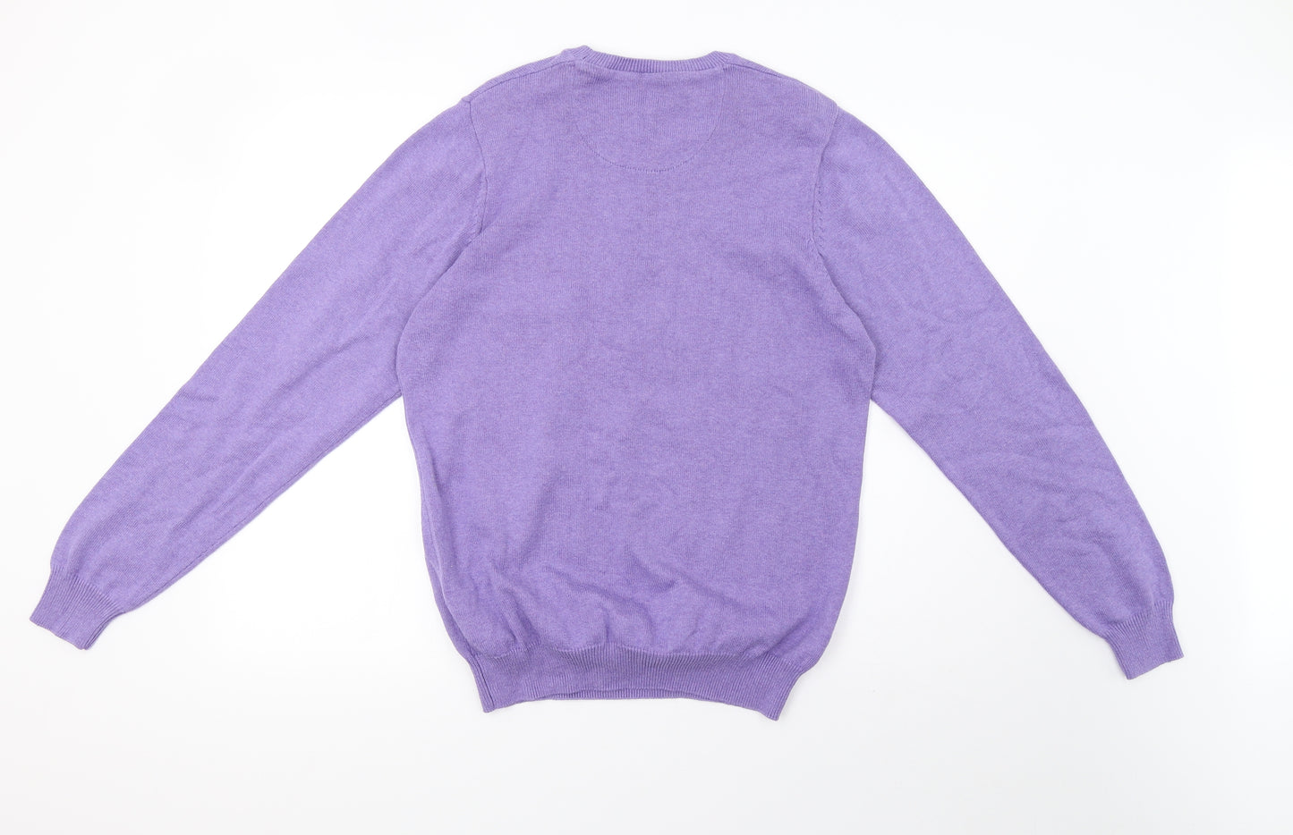 Marks and Spencer Mens Purple  Knit Pullover Sweatshirt Size S