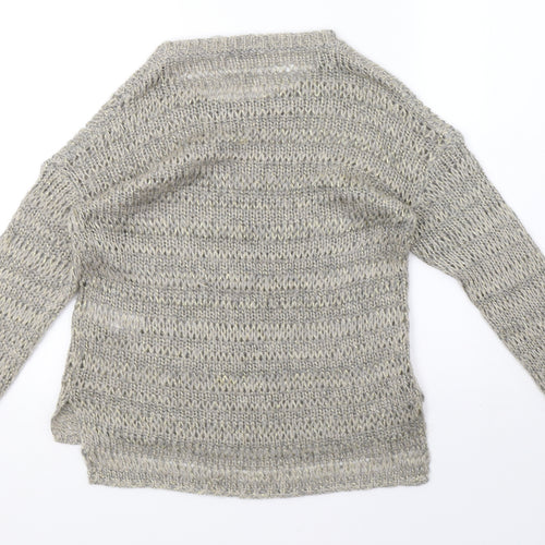 Oasis Womens Grey   Pullover Sweatshirt Size XS