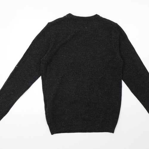 NEXT Mens Grey  Knit Pullover Sweatshirt Size M