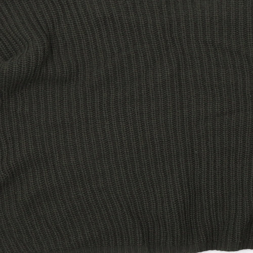 Select Womens Green  Knit Pullover Sweatshirt Size 18  - off the shoulder