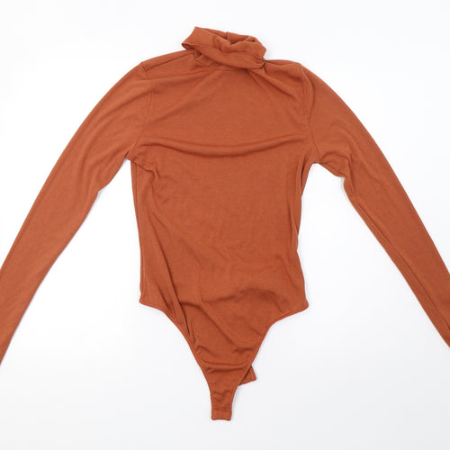 Preworn Womens Brown  Knit Pullover Sweatshirt Size 10