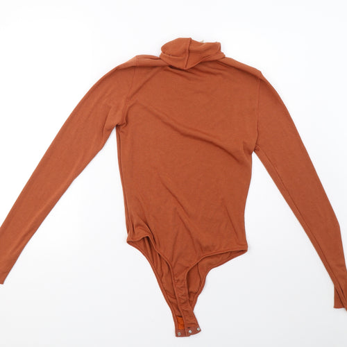 Preworn Womens Brown  Knit Pullover Sweatshirt Size 10