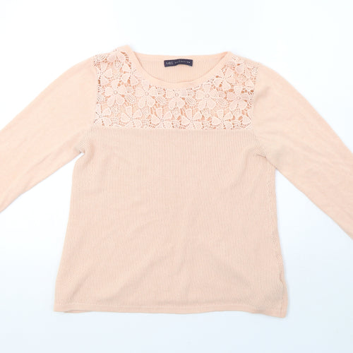 Marks and Spencer Womens Pink  Knit Pullover Sweatshirt Size 10