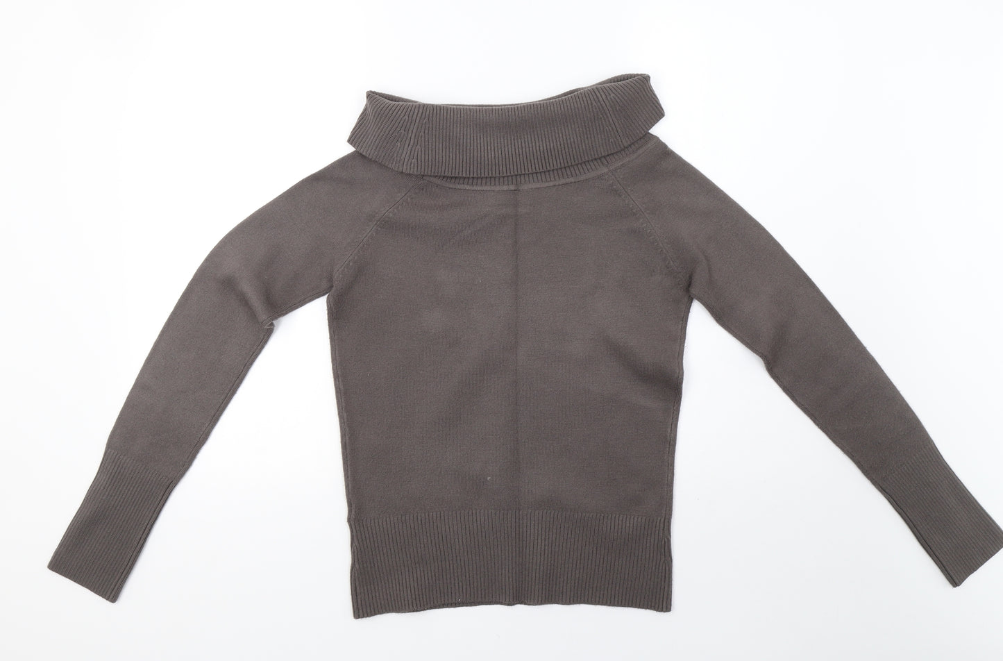 French Connection Womens Grey  Knit Pullover Sweatshirt Size M