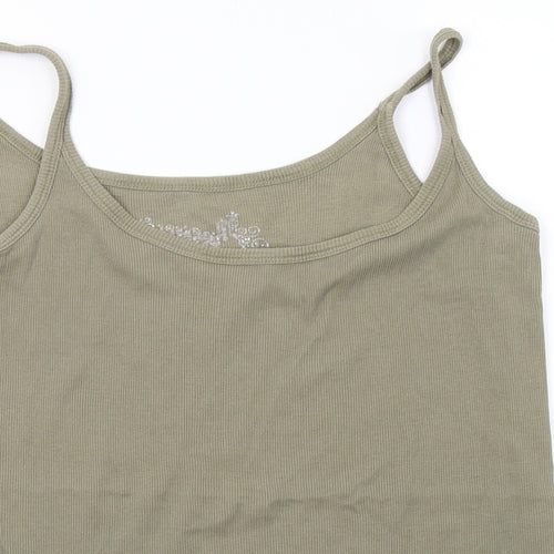 Simply Be Womens Green   Basic Tank Size 14