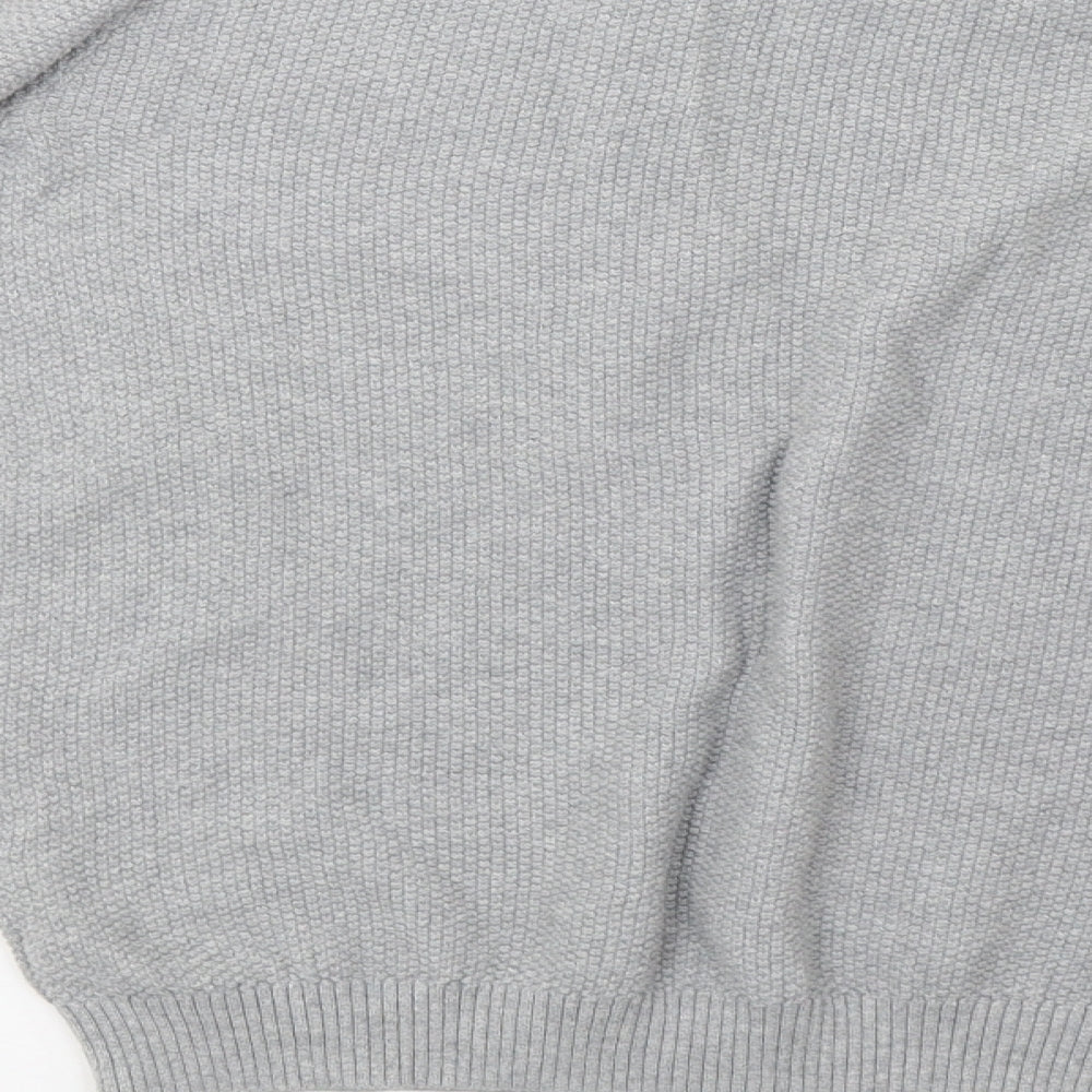 George Boys Grey  Knit Pullover Sweatshirt Size 12-13 Years