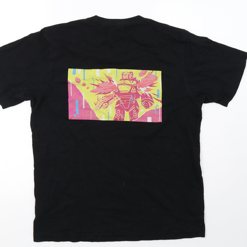 Preworn Mens Black    T-Shirt Size M  - fortnite