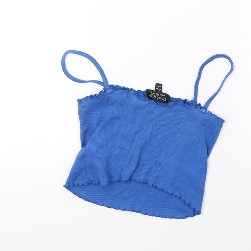 Topshop Womens Blue   Cropped Tank Size 8