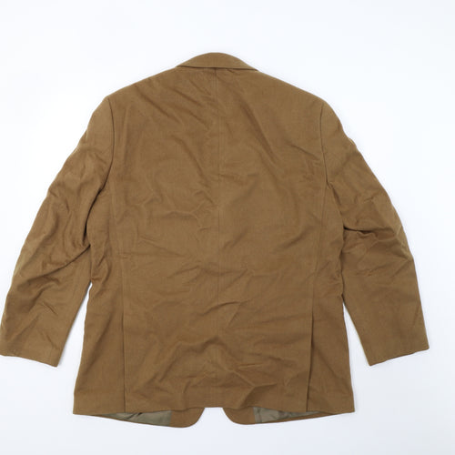 Preworn Womens Brown   Jacket Blazer Size 44